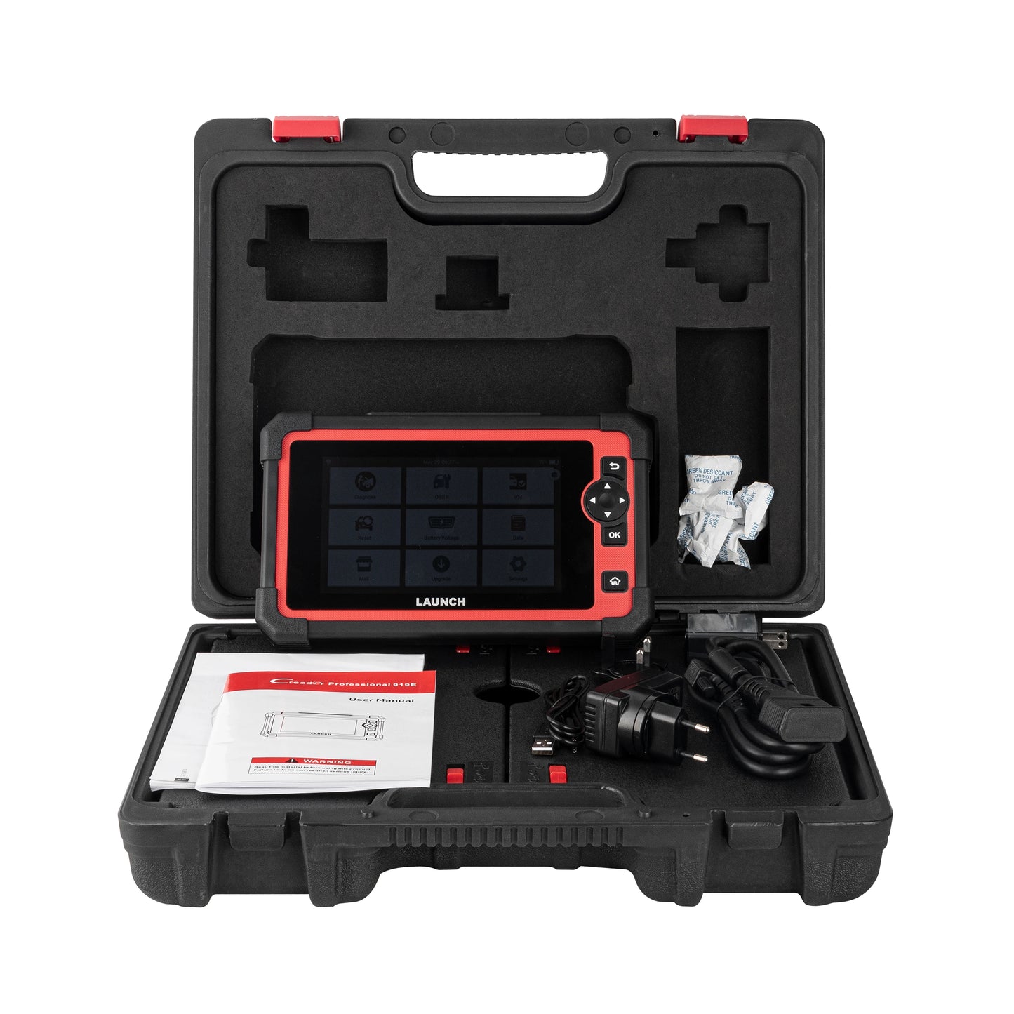 Maletín rígido de transporte para la protección del equipo de diagnosis Launch CRP919E