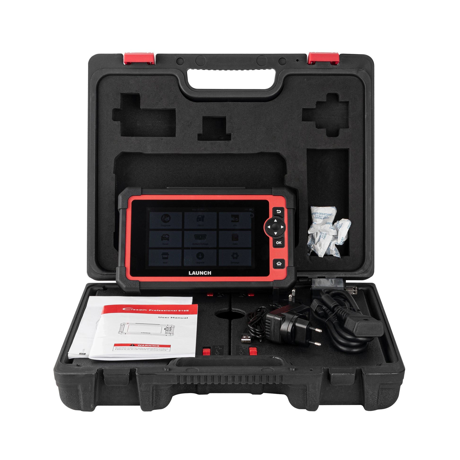 Maletín rígido de transporte para la protección del equipo de diagnosis Launch CRP919E